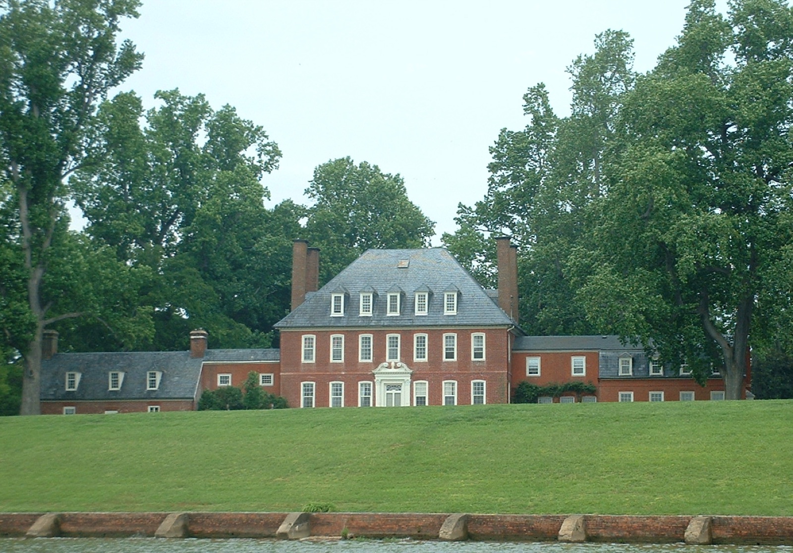 Westover, the Byrd family plantation house on the James River, Charles City County, Virginia